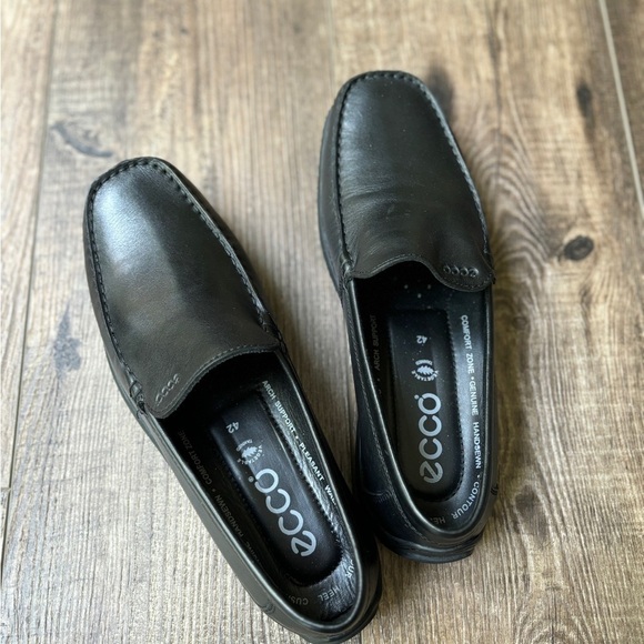 ECCO Driving Loafers Moccasin Slip-On Shoes Men's Size 42 - Picture 5 of 11